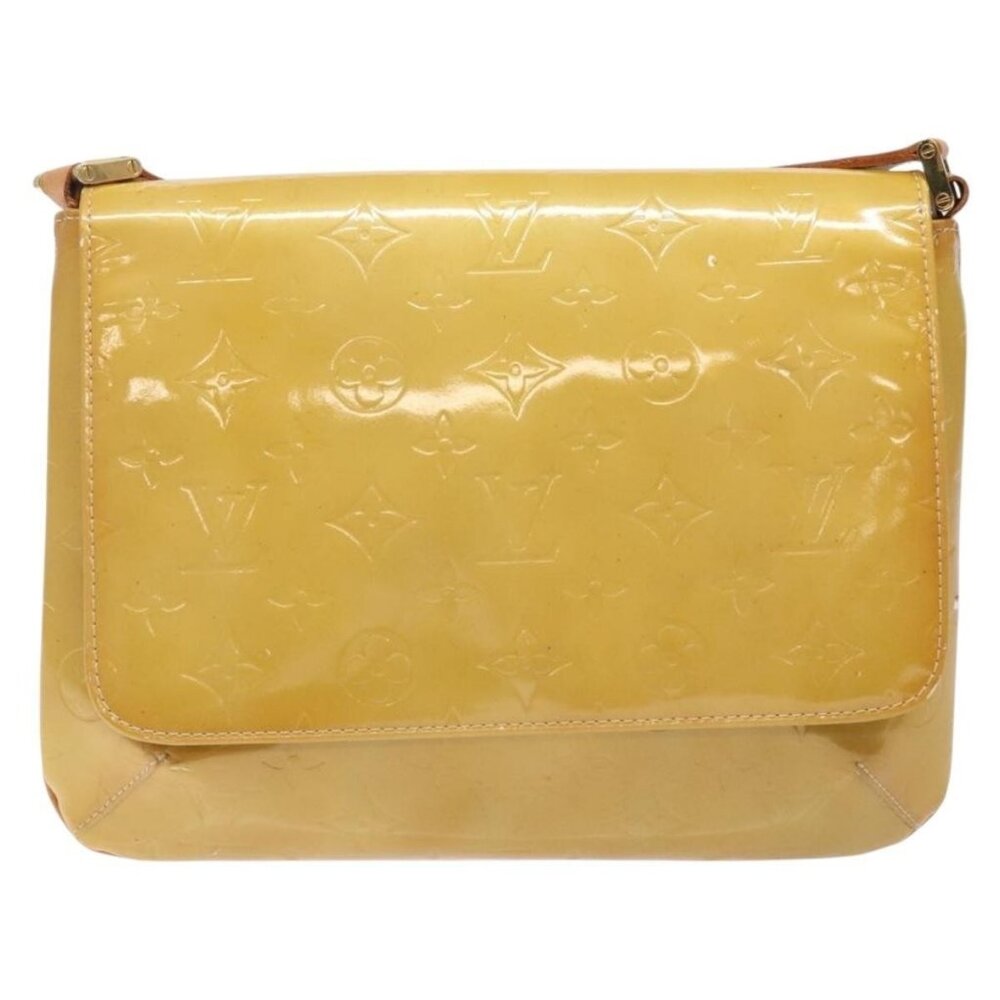 Authentic LOUIS VUITTON Monogram Vernis Thompson Street Bag Beige M91301 LV - Picture 5 of 16